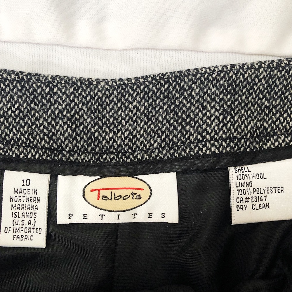 Talbots Multi Gray 100% Wool Pants - image 2